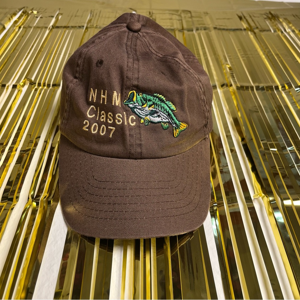 Vintage Brown Embroidered Cap